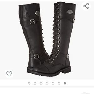 Harley Davidson Beechwood Boots 8.5 Black New
